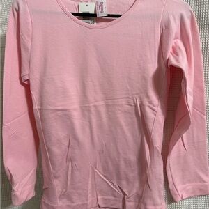 Light Pink Thermal Long Sleeve fleece lined